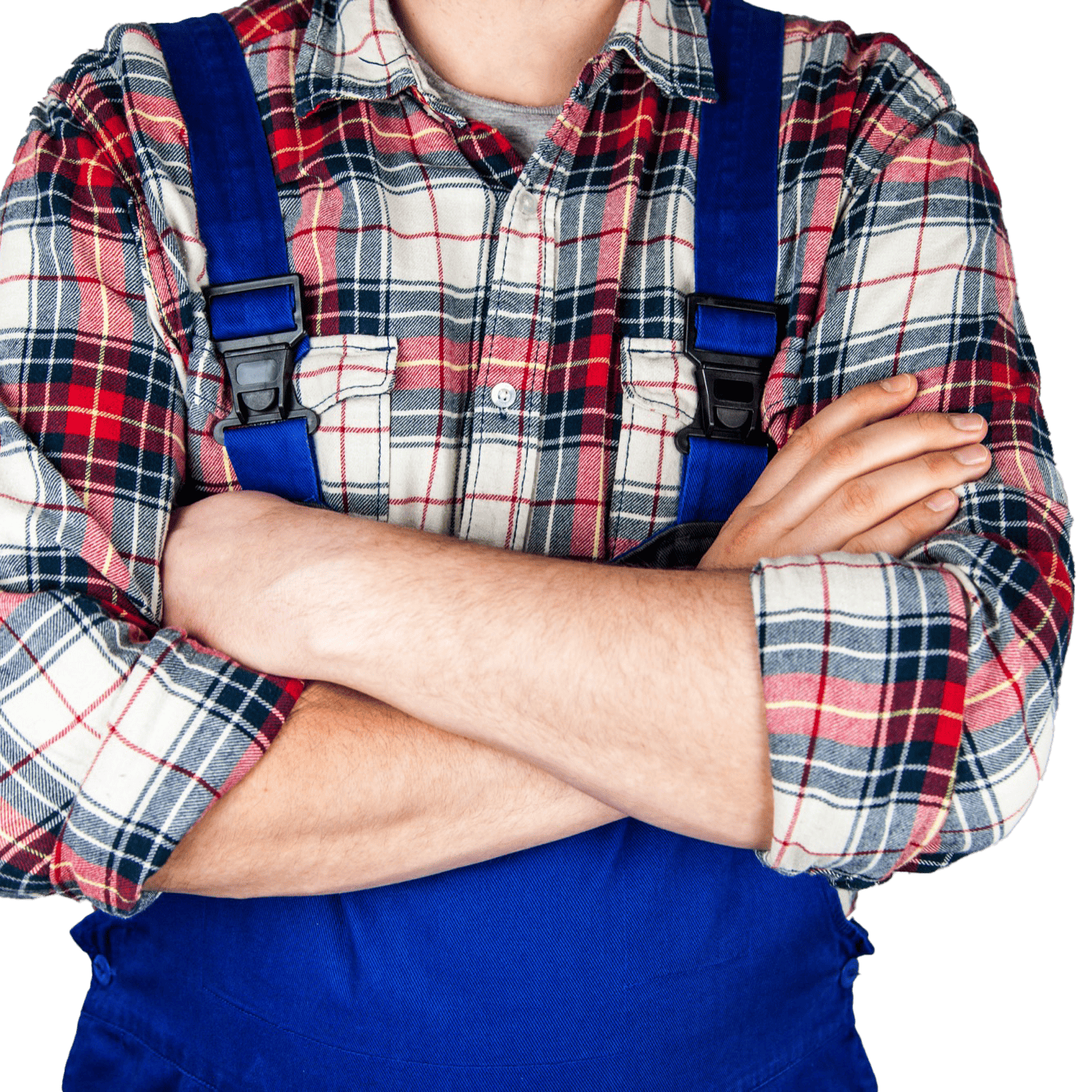 Bildausschitt eines Handerwerkers für Heizung Sanitär